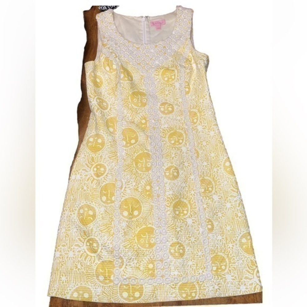 Lilly Pulitzer Macfarlane Dress, yellow, size 0 NWOT